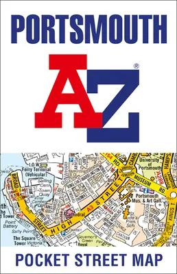 Portsmouth A-Z carte des rues de poche - Portsmouth A-Z Pocket Street Map