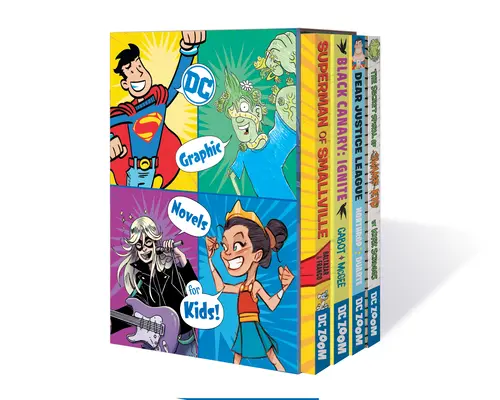 Coffret de romans graphiques DC pour enfants 4 - DC Graphic Novels for Kids Box Set 4