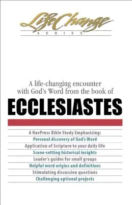 Une rencontre avec la Parole de Dieu qui change la vie dans le livre de l'Ecclésiaste - A Life-Changing Encounter with God's Word from the Book of Ecclesiastes