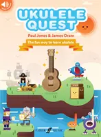 Ukulele Quest : La façon amusante d'apprendre le ukulélé, livre et audio en ligne - Ukulele Quest: The Fun Way to Learn Ukulele, Book & Online Audio