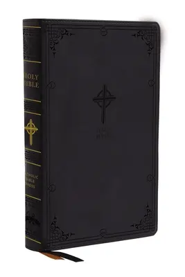 Nabre, New American Bible, édition révisée, Bible catholique, édition en gros caractères, cuir souple, noir, indexation au pouce, caractères confortables : Sainte Bible - Nabre, New American Bible, Revised Edition, Catholic Bible, Large Print Edition, Leathersoft, Black, Thumb Indexed, Comfort Print: Holy Bible