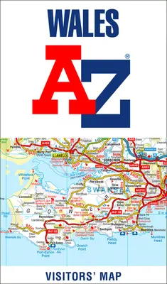 Pays de Galles Carte visiteurs A-Z - Wales A-Z Visitors' Map