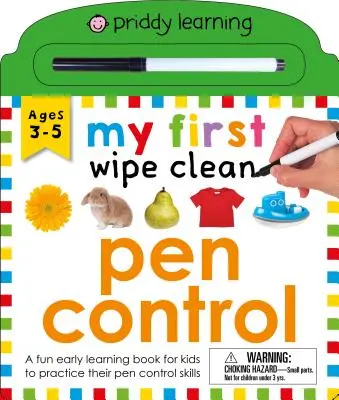 Mon premier Wipe Clean : Contrôle du stylo : Un livre d'apprentissage précoce amusant pour que les enfants exercent leurs compétences en matière de contrôle du stylo - My First Wipe Clean: Pen Control: A Fun Early Learning Book for Kids to Practice Their Pen Control Skills