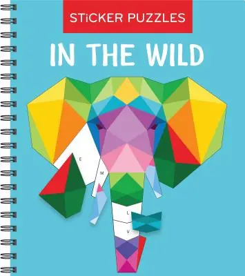 Jeux cérébraux - Autocollant par lettre : Dans la nature (Puzzles d'autocollants - Cahier d'activités pour enfants) - Brain Games - Sticker by Letter: In the Wild (Sticker Puzzles - Kids Activity Book)