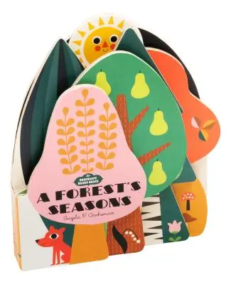 Bookscape Board Books : Les saisons d'une forêt : (Livre de bord coloré en forme d'enfant, livre pour tout-petits sur les paysages de la forêt) - Bookscape Board Books: A Forest's Seasons: (Colorful Children's Shaped Board Book, Forest Landscape Toddler Book)