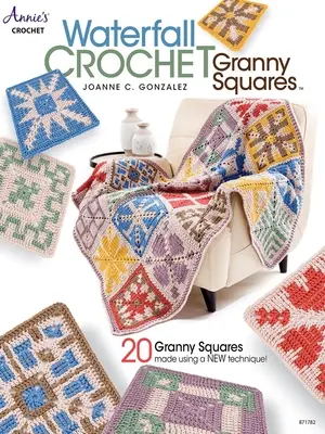 Chute d'eau au crochet Granny Squares - Waterfall Crochet Granny Squares