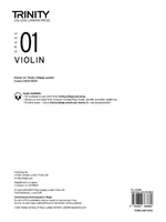 Trinity College London Violin Exam Pieces 2020-2023 : Grade 1 (partie seulement) - Trinity College London Violin Exam Pieces 2020-2023: Grade 1 (part only)