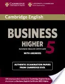 Cambridge English Business 5 Higher Student's Book with Answers (en anglais) - Cambridge English Business 5 Higher Student's Book with Answers