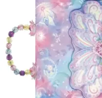 Bible compacte pour enfants-ICB-Ailes pailletées Poignée perlée - Compact Kids Bible-ICB-Glitter Wings Beaded Jeweled Handle