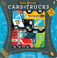 Read & Ride : Cars & Trucks : 4 livres en carton à l'intérieur ! (Livre de jouets pour enfants, livre pour enfants sur les camions et les voitures) - Read & Ride: Cars & Trucks: 4 Board Books Inside! (Toy Book for Children, Kids Book about Trucks and Cars