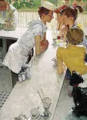 Soda Jerk de Norman Rockwell tiré du carnet de notes du Saturday Evening Post - Norman Rockwell's the Soda Jerk from the Saturday Evening Post Notebook