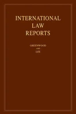 Recueils de droit international : Volume 191 - International Law Reports: Volume 191