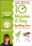 10 Minutes A Day Spelling Fun, 5-7 ans (Key Stage 1) - soutient le programme scolaire national, aide à développer de solides compétences en anglais - 10 Minutes A Day Spelling Fun, Ages 5-7 (Key Stage 1) - Supports the National Curriculum, Helps Develop Strong English Skills