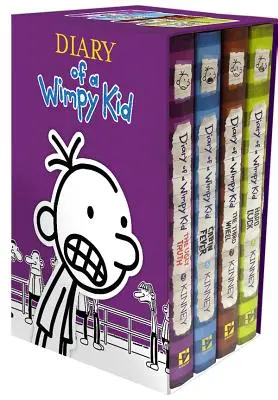 Boîte de livres 5-8 du Journal d'un Wimpy Kid - Diary of a Wimpy Kid Box of Books 5-8