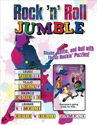 Jumble Rock 'n' Roll : Secouez, secouez et roulez avec ces puzzles qui font fureur ! - Rock 'n' Roll Jumble: Shake, Rattle, and Roll with These Rockin' Puzzles!