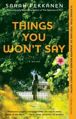 Les choses que tu ne diras pas - Things You Won't Say