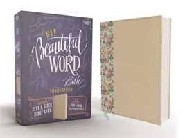 Niv, Beautiful Word Bible, édition mise à jour, onglets bibliques autocollants, couverture en cuir souple, or/floral, lettres rouges, caractères d'imprimerie confortables : 600+ illustrations en couleurs - Niv, Beautiful Word Bible, Updated Edition, Peel/Stick Bible Tabs, Leathersoft Over Board, Gold/Floral, Red Letter, Comfort Print: 600+ Full-Color Ill