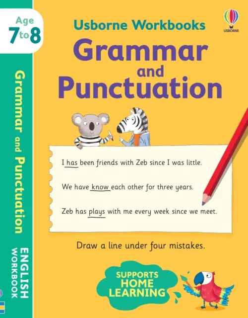 Usborne Workbooks Grammaire et ponctuation 7-8 (Watson Hannah (EDITOR)) - Usborne Workbooks Grammar and Punctuation 7-8 (Watson Hannah (EDITOR))