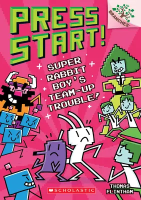 Super Rabbit Boy's Team-Up Trouble ! Un livre de Branches - Super Rabbit Boy's Team-Up Trouble!: A Branches Book