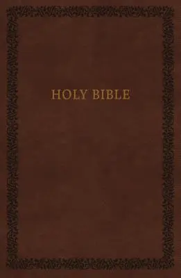 NKJV, Bible Sainte, édition Soft Touch, simili cuir, marron, impression confortable - NKJV, Holy Bible, Soft Touch Edition, Imitation Leather, Brown, Comfort Print