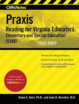 CliffsNotes Praxis Reading for Virginia Educators - Elementary and Special Education (5306) (en anglais) - CliffsNotes Praxis Reading for Virginia Educators - Elementary and Special Education (5306)