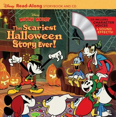 Disney Mickey Mouse : L'histoire la plus effrayante de l'Halloween ! [Avec CD Audio] - Disney Mickey Mouse: The Scariest Halloween Story Ever! [With Audio CD]