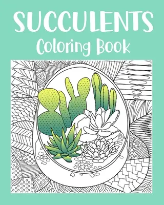 Livre à colorier Succulentes - Succulents Coloring Book