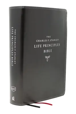 Kjv, Charles F. Stanley Life Principles Bible, 2e édition, Leathersoft, noire, indexée, impression confortable : Croître dans la connaissance et la compréhension de Dieu - Kjv, Charles F. Stanley Life Principles Bible, 2nd Edition, Leathersoft, Black, Indexed, Comfort Print: Growing in Knowledge and Understanding of God