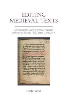 Édition de textes médiévaux - Editing Medieval Texts