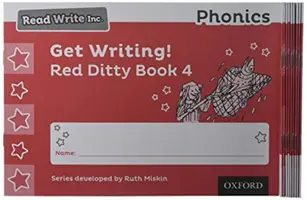 Read Write Inc. Phonics : Get Writing ! Red Ditty Book 4 Pack de 10 - Read Write Inc. Phonics: Get Writing! Red Ditty Book 4 Pack of 10