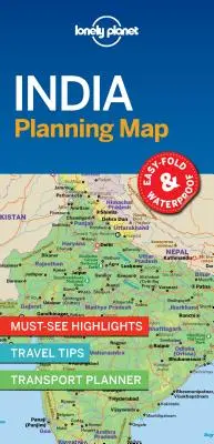 Lonely Planet Inde Carte de planification 1 - Lonely Planet India Planning Map 1