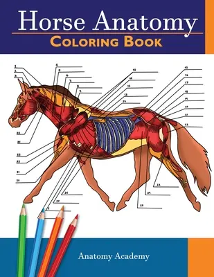 Livre de coloriage sur l'anatomie du cheval : Cahier de coloriage d'anatomie équine incroyablement détaillé Cadeau parfait pour les étudiants en médecine vétérinaire, les amoureux des chevaux et les adultes. - Horse Anatomy Coloring Book: Incredibly Detailed Self-Test Equine Anatomy Color workbook Perfect Gift for Veterinary Students, Horse Lovers & Adult