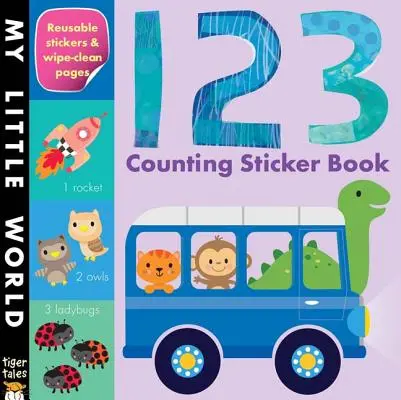 123 Livre d'autocollants pour compter - 123 Counting Sticker Book