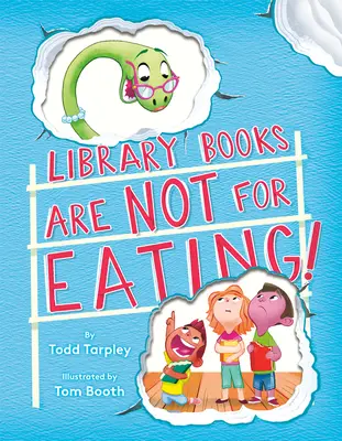 Les livres de bibliothèque ne se mangent pas ! - Library Books Are Not for Eating!