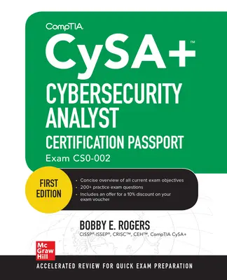 Passeport pour la certification d'analyste en cybersécurité Comptia Cysa+ (examen Cs0-002) - Comptia Cysa+ Cybersecurity Analyst Certification Passport (Exam Cs0-002)