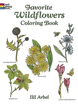 Livre de coloriage des fleurs sauvages préférées - Favorite Wildflowers Coloring Book