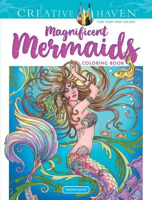 Livre à colorier Creative Haven Magnificent Mermaids - Creative Haven Magnificent Mermaids Coloring Book