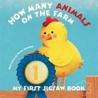 Mon premier livre de puzzle : Combien y a-t-il d'animaux à la ferme ? - My First Jigsaw Book: How Many Animals On the Farm?