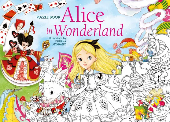 Livre de puzzles d'Alice au pays des merveilles - Alice in Wonderland Puzzle Book