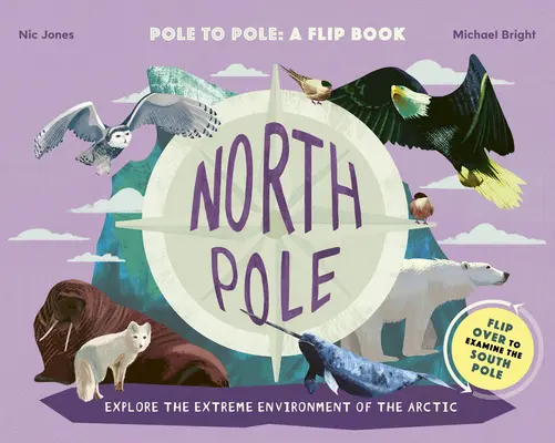 Pôle Nord / Pôle Sud : Pôle Nord / Pôle Sud : d'un pôle à l'autre : Un livre à feuilleter - Explorer l'environnement extrême de l'Arctique et de l'Antarctique - North Pole / South Pole: Pole to Pole: A Flip Book - Explore the Extreme Environment of the Arctic/Antarctic