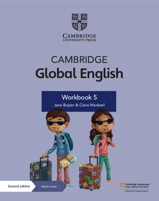 Cambridge Global English Workbook 5 avec accès numérique (1 an) : Pour l'anglais primaire de Cambridge en tant que seconde langue - Cambridge Global English Workbook 5 with Digital Access (1 Year): For Cambridge Primary English as a Second Language