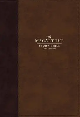 Nkjv, MacArthur Study Bible, 2e édition, Leathersoft, Brown, Comfort Print : La Bible d'étude MacArthur, 2e édition, Leathersoft, marron, imprimé confort : La vérité de Dieu, un verset à la fois - Nkjv, MacArthur Study Bible, 2nd Edition, Leathersoft, Brown, Comfort Print: Unleashing God's Truth One Verse at a Time