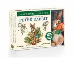 Le coffret peluche de luxe de Peter Rabbit : L'édition classique du livre de lecture + peluche du lapin en peluche - The Peter Rabbit Deluxe Plush Gift Set: The Classic Edition Board Book + Plush Stuffed Animal Toy Rabbit Gift Set