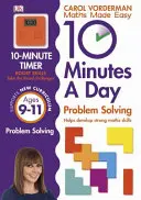 10 Minutes A Day Problem Solving, Ages 9-11 (Key Stage 2) - Supporte le programme national, aide à développer de solides compétences en mathématiques - 10 Minutes A Day Problem Solving, Ages 9-11 (Key Stage 2) - Supports the National Curriculum, Helps Develop Strong Maths Skills