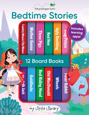 Ma petite bibliothèque : Histoires à dormir debout (12 livres et 3 applications téléchargeables !) - My Little Library: Bedtime Stories (12 Board Books & 3 Downloadable Apps!)