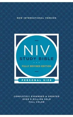 Bible d'étude NIV, édition entièrement révisée, format personnel, broché, lettres rouges, impression confortable - NIV Study Bible, Fully Revised Edition, Personal Size, Paperback, Red Letter, Comfort Print