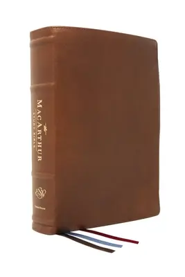 La Bible d'étude MacArthur Esv, 2e édition, cuir de chèvre de première qualité, marron, Premier Collection : La Bible d'étude de MacArthur, 2e édition, cuir de chèvre de première qualité, marron, première collection : libérer la vérité de Dieu un verset à la fois - The Esv, MacArthur Study Bible, 2nd Edition, Premium Goatskin Leather, Brown, Premier Collection: Unleashing God's Truth One Verse at a Time