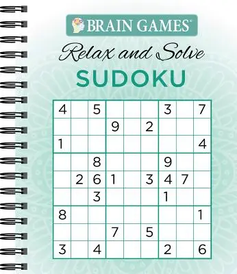 Jeux cérébraux - Détendez-vous et résolvez : Sudoku (Sarcelle) - Brain Games - Relax and Solve: Sudoku (Teal)