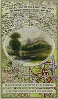 Collection de quatre cartes historiques du Derbyshire (1610-1836) - Collection of Four Historic Maps of Derbyshire from 1610-1836