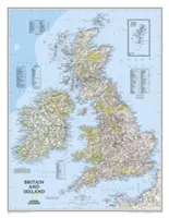 National Geographic : Grande-Bretagne et Irlande - Carte murale classique (23.5 X 30.25 pouces) - National Geographic: Britain and Ireland Classic Wall Map (23.5 X 30.25 Inches)